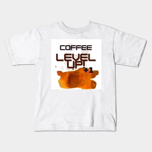 Your Coffee Level Up! Kids T-Shirt